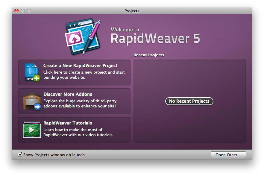 rapidweaver video lightbox