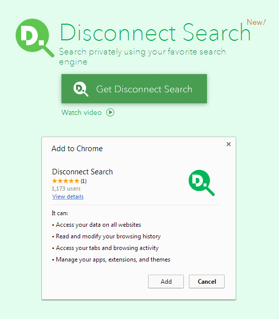 disconnectsearch