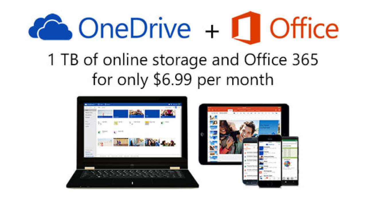 cost for microsoft onedrive storage