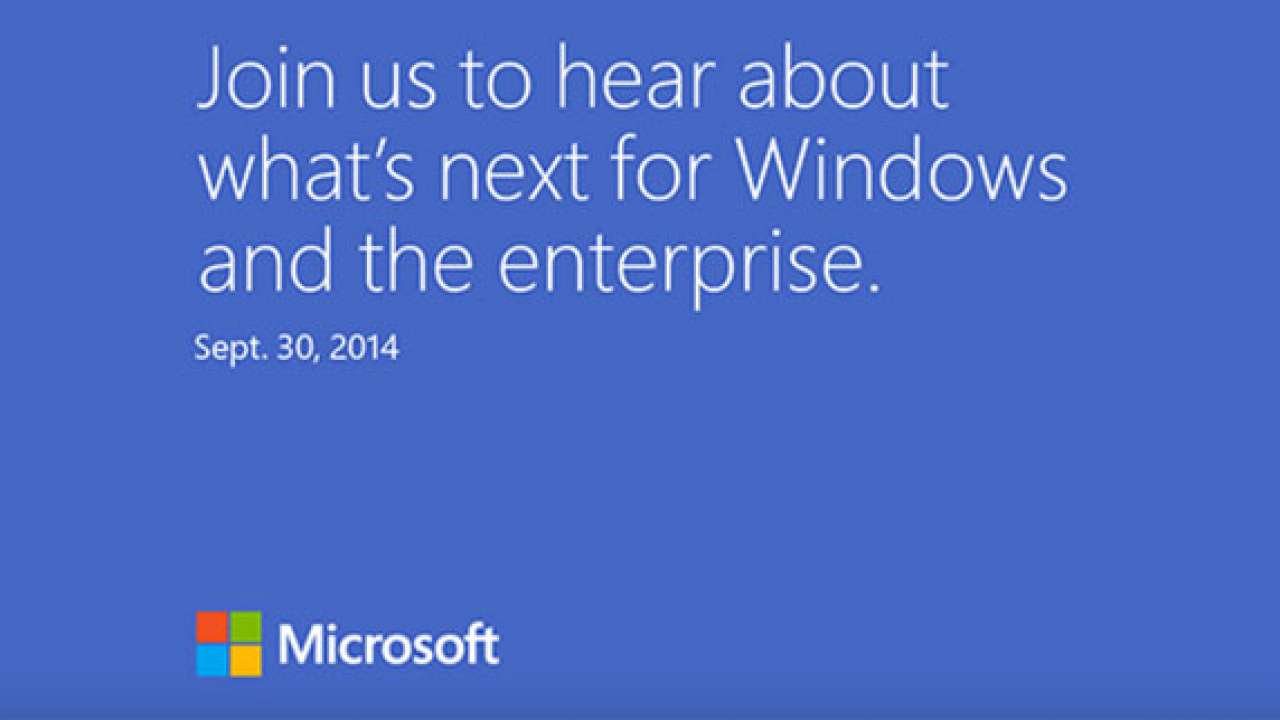 Microsoft Officially Announces Sept. 30 Windows Event