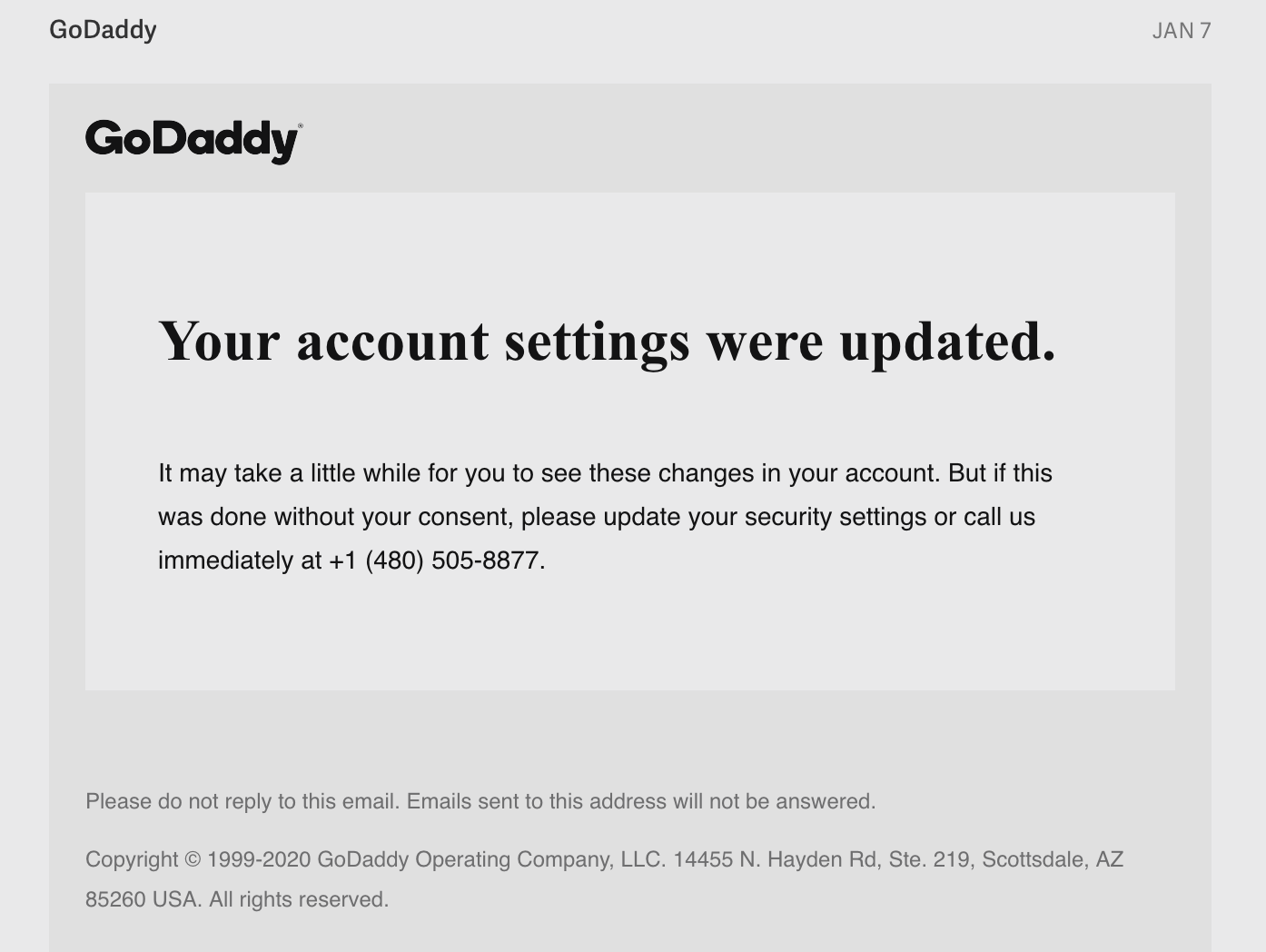 godaddy webmail autopurge trash